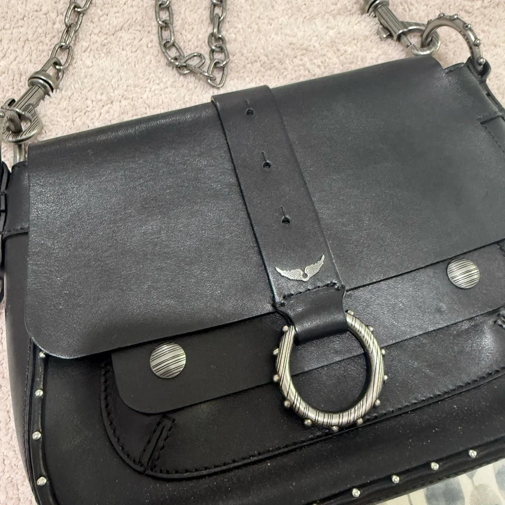 Zadig & Voltaire Kate leather Crossbody and Shoulder bag with dust bag - Picture 3 of 16